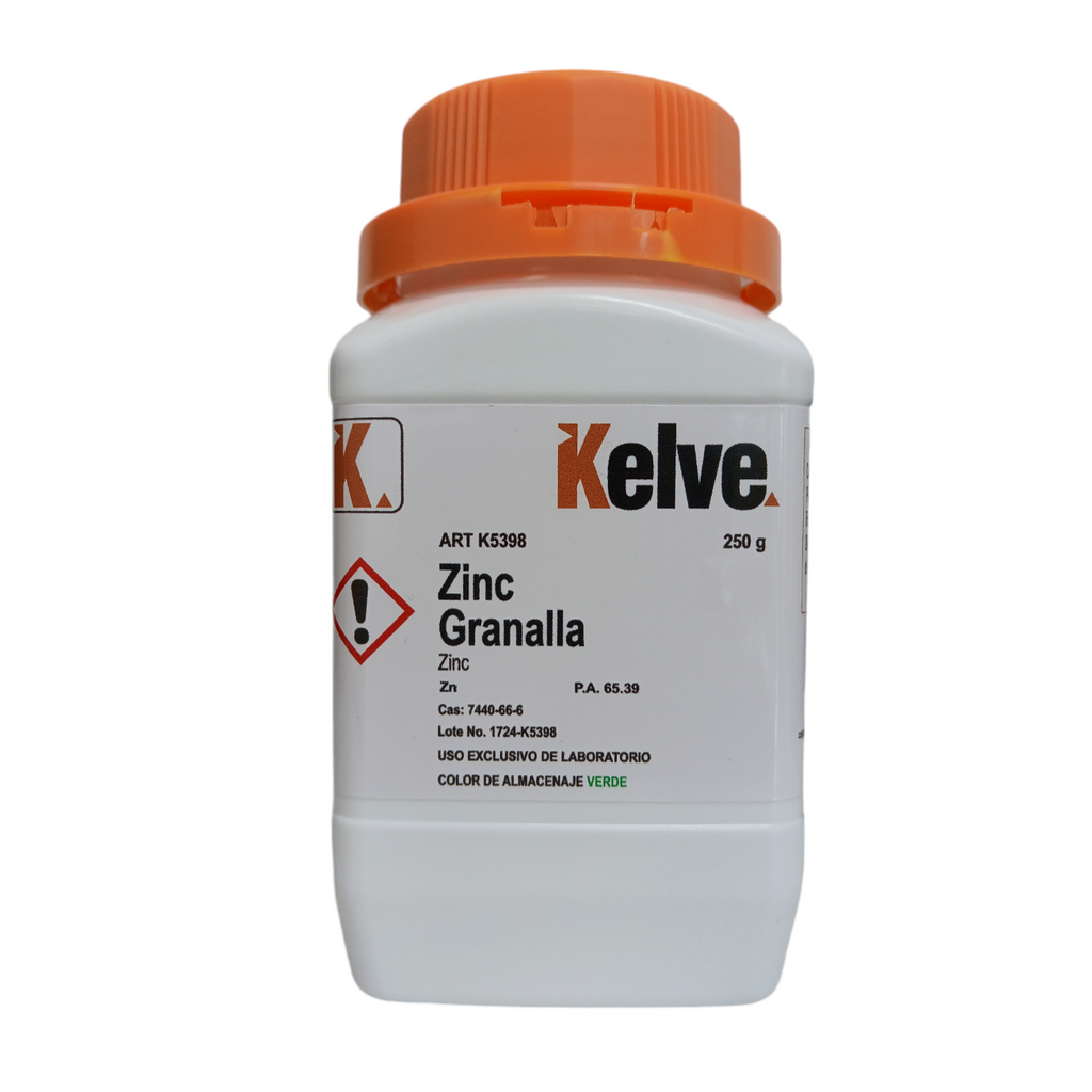Zinc Granalla 250 Gramos Kelve