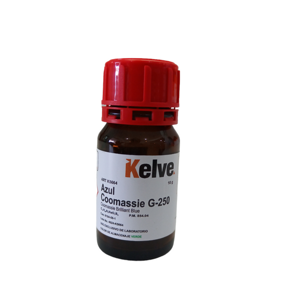 Azul de Coomassie 10g Colorante Kelve