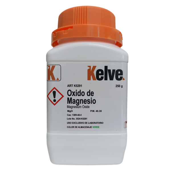 Oxido de Magnesio 250 Gramos Kelve
