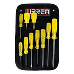 Juego de 10 Destornilladores Ámbar Combinado Jbud02 Urrea-h - vista 1