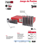 Juego de 15 Piezas Puntas Torx® Hexágono de 3/8 J2315 Urrea-h - vista 2