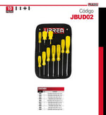 Juego de 10 Destornilladores Ámbar Combinado Jbud02 Urrea-h - vista 2