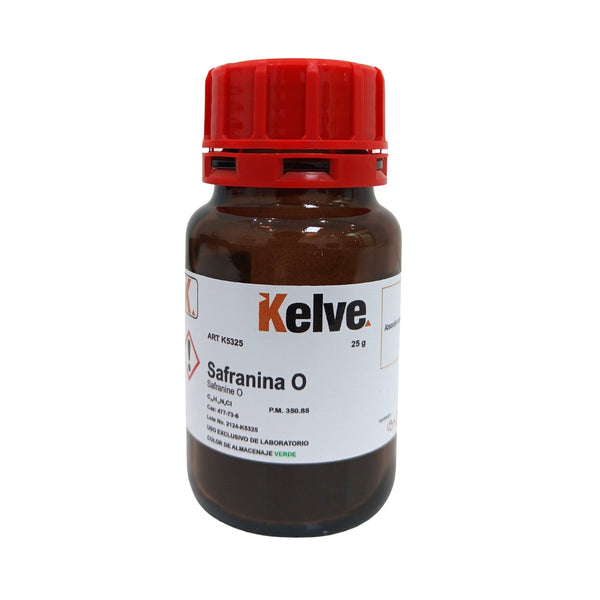 Safranina O 25 G Colorante Kelve