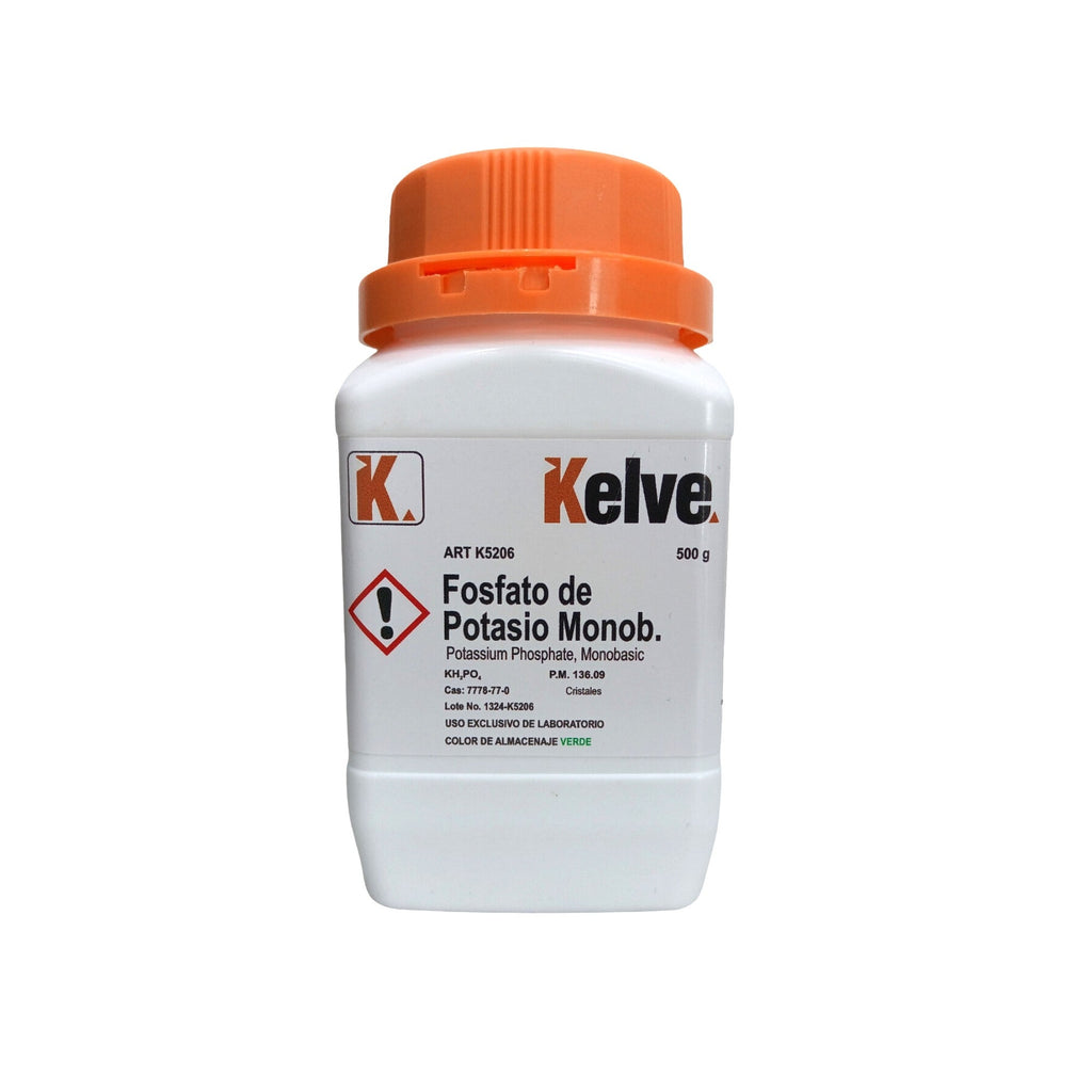 Fosfato de Potasio Monobasico 500 Gramos Kelve