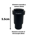 Adaptador de Cámara C-mount para Microscopio Cxl 0.5x Labomed - vista 3