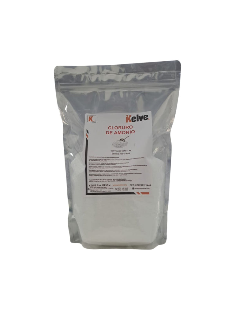 Cloruro de Amonio 1 Kilogramo Kelve