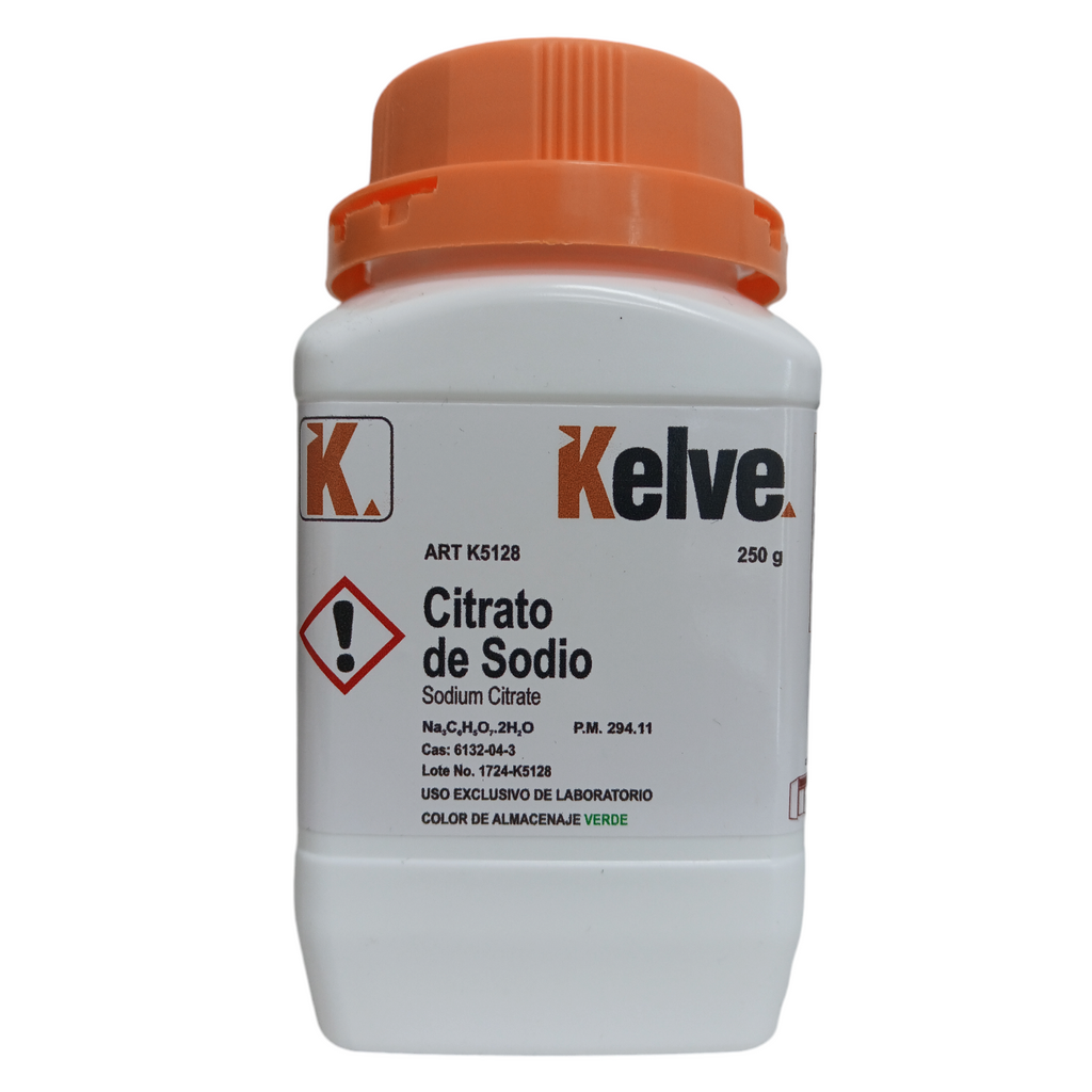 Citrato de Sodio 250 Gramos Kelve