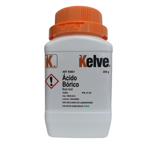 Ácido Bórico 250 Gramos Kelve