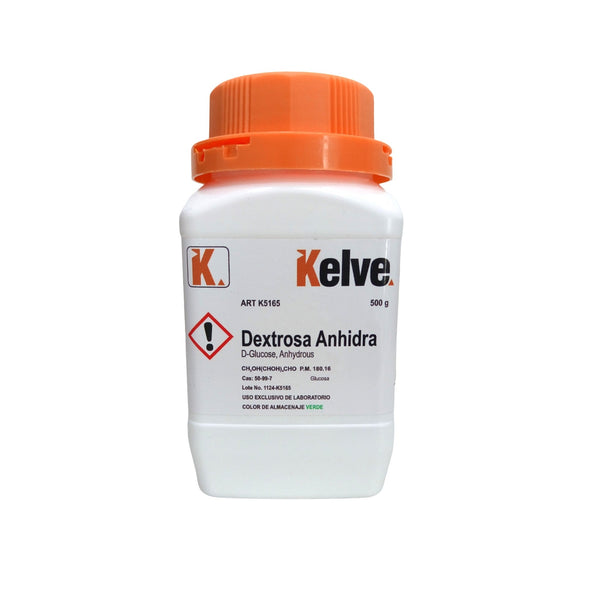 Dextrosa Anhidra (glucosa) 500 Gramos Kelve