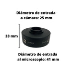 Adaptador de Cámara para Microscopio 0.35x Olympus - vista 5