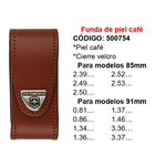 Funda de Piel para Navajas, Café 500754 Victorinox - vista 3