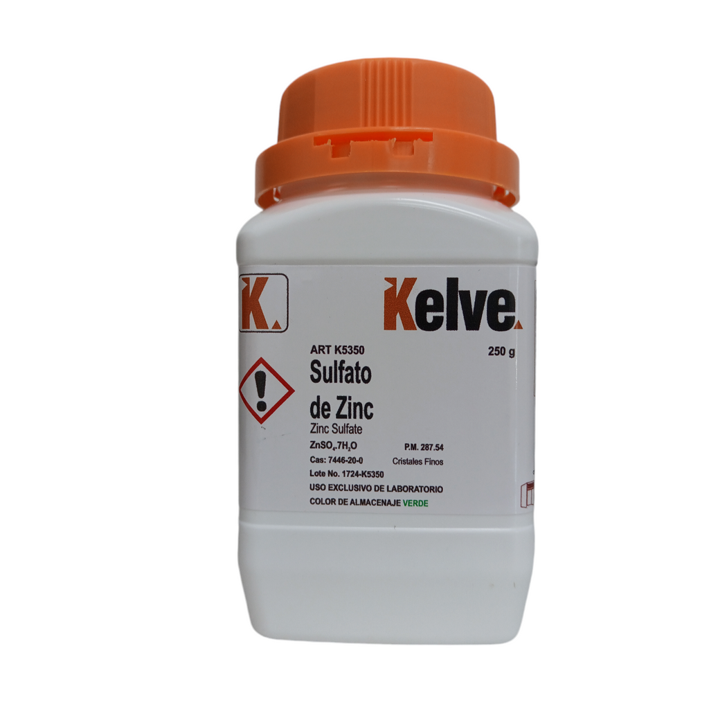 Sulfato de Zinc 250 Gramos Kelve