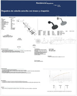 Regadera de Cebolla Brazo Y Chapetón Negromate 3031b.2 Urrea-v - vista 2