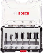 Set de Fresas Rectas 1/4 con 6 Piezas para Madera Carpintero Bosch - vista 3