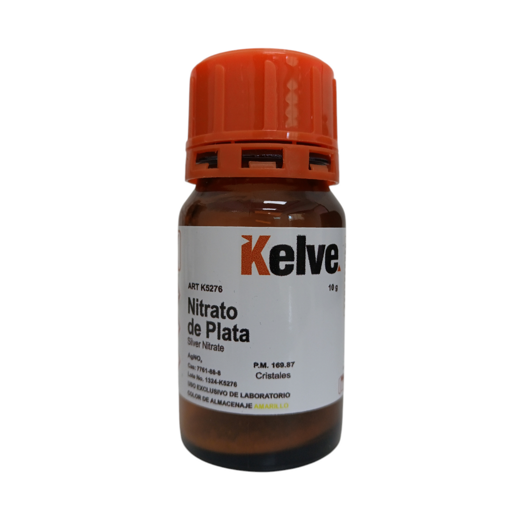 Nitrato de Plata 10 Gramos Kelve