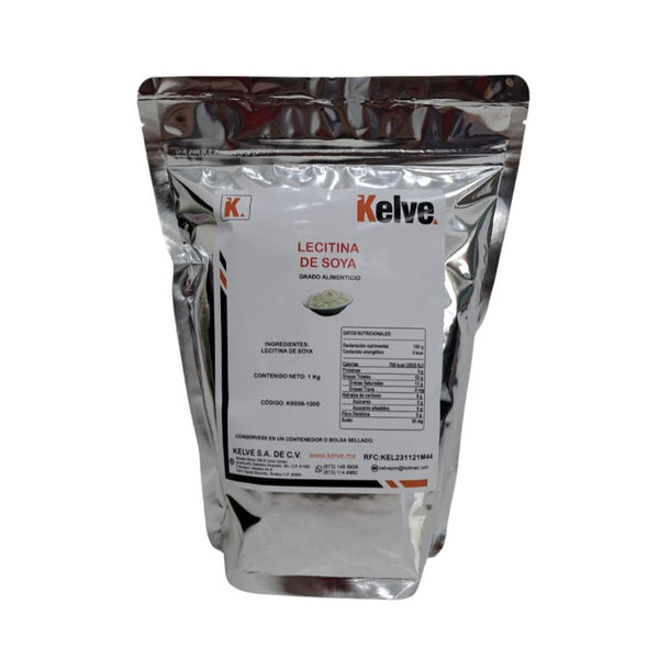 Lecitina de Soya Polvo 1 Kilogramos Kelve