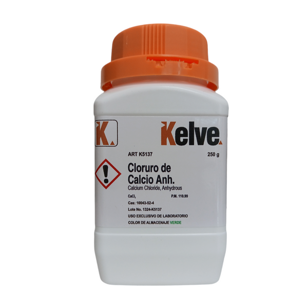 Cloruro de Calcio Anhidro 250 Gramos Kelve