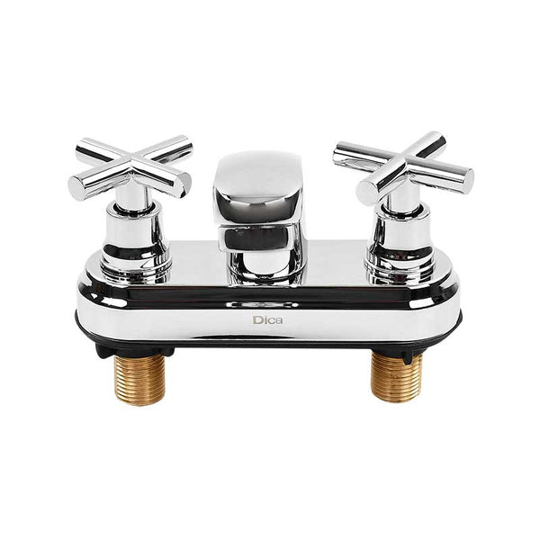 Mezcladora 4” para Lavabo 4039 con Manerales Cruceta Dica