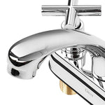 Mezcladora 4” para Lavabo 4039 con Manerales Cruceta Dica - vista 3