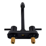 Mezcladora para Lavabo 4" Negro Mate | Llave para Baño de Diseño Moderno y Elegante - vista 3