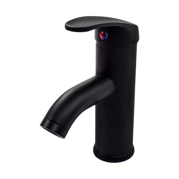Llave Monomando Negra Corta para Lavabo Dica 4434.2 Diseño Moderno y Funcional