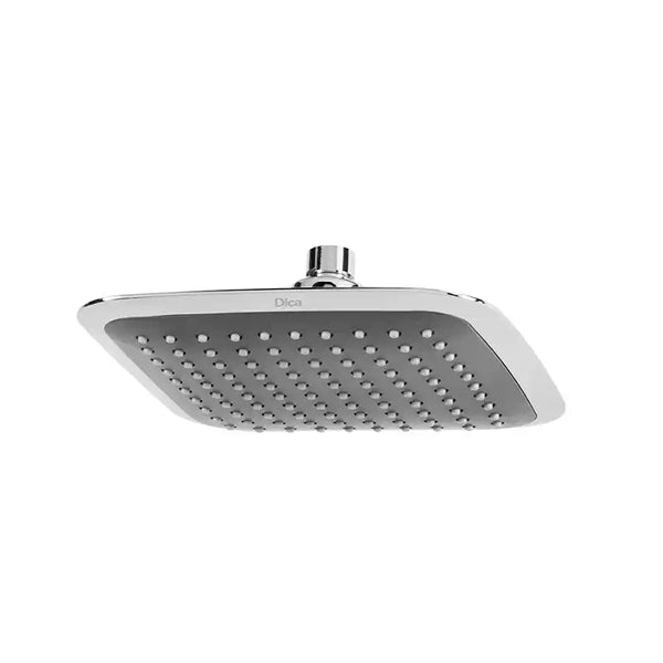 Regadera Plato Cuadrado 8" Antisarro ABS 4531BL Diseño Moderno Sin Brazo