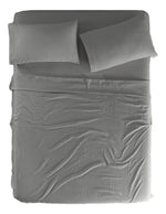 Sábanas Viasoft Washed Matrimonial Gris 24146 Vianney - vista 1