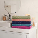 Toalla De Medio Baño Tulum Vianney Absorbente Color Verde - vista 3