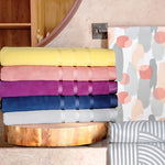 Toalla De Medio Baño Tulum Vianney Absorbente Color Rose - vista 3