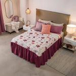 Colcha King Size Azalea 2 Vistas Floral 88852 Vianney - vista 3
