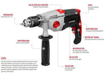 Rotomartillo Broquero 1/2 Urrea Rm812f Reversible 850w - vista 2
