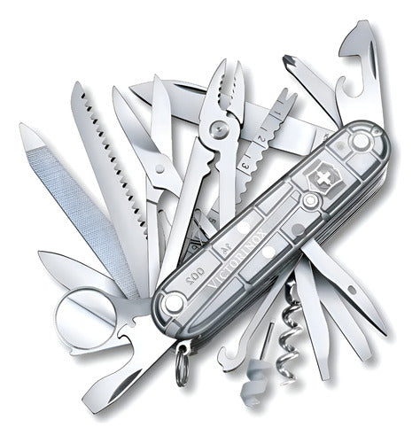 Navaja Victorinox Swiss Champ, Silvertech, 31 Usos 1.6794.t7