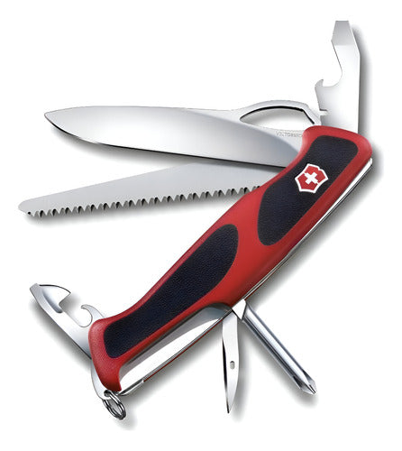 Navaja Victorinox Ranger Grip 78, Roja, 12 Usos 0.9663.mc