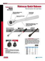 Matraca De 1/2 Reversible Black 5449b Urrea - vista 2