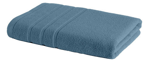 Toalla De Medio Baño Tulum Vianney Absorbente Color Aqua