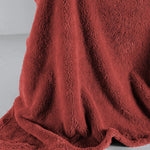 Toallón Vianney Mawi 170x90 Cm Microfibra Color Rojo Liso - vista 3