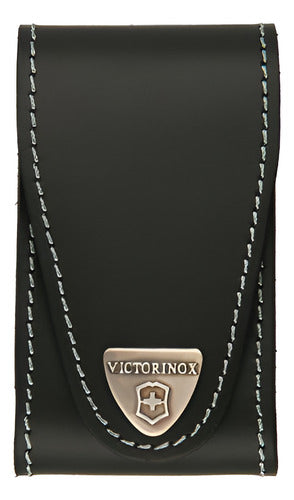 Funda De Piel Victorinox® Para Navaja Swisschamp Xl Negro