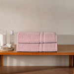Toalla De Baño 100% Algodon Caribe Color Rosa Vianney - vista 2