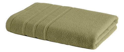 Toalla De Medio Baño Tulum Vianney Absorbente Color Verde