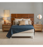 Edredón Queensize Cobalto Ligero 2 Vista Azul / Gris Vianney - vista 8