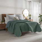 Colcha Ultra Ligera Matrimonial Báltico Turquesa Vianney - Vista 1