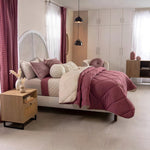 Edredón Queensize Girona + Funda +cojin+ Cubre Vianney Rosa - vista 4