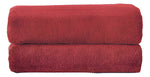 Toallón Vianney Mawi 170x90 Cm Microfibra Color Rojo Liso - vista 1