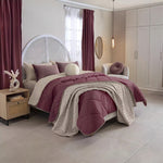 Edredón Queensize Girona + Funda +cojin+ Cubre Vianney Rosa - vista 3