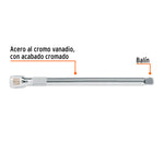 Barra de Extensión Truper 10" para Llave de Tubo y Dados 1/2" Cuadro 1/2" - vista 4
