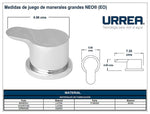 Juego De Manerales Grandes Eo Urrea-V - vista 3