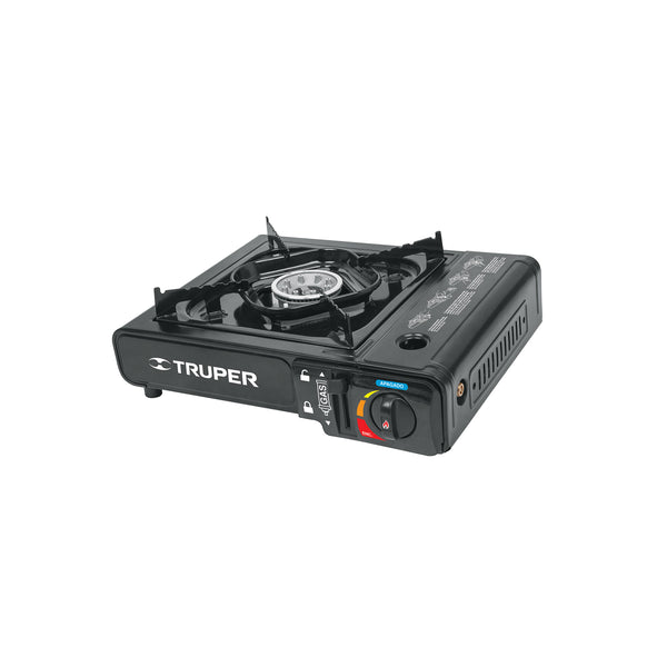 Estufilla Portátil Truper 15005 con Encendido Electrónico 1/4 V – Estufa de Gas Compacta