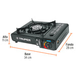 Estufilla Portátil Truper 15005 con Encendido Electrónico 1/4 V – Estufa de Gas Compacta - vista 3