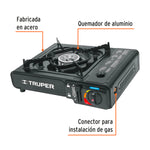 Estufilla Portátil Truper 15005 con Encendido Electrónico 1/4 V – Estufa de Gas Compacta - vista 2