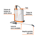 Fumigador Truper de Mochila Manual 20 L Aspersor Agrícola de Alta Resistencia - vista 3